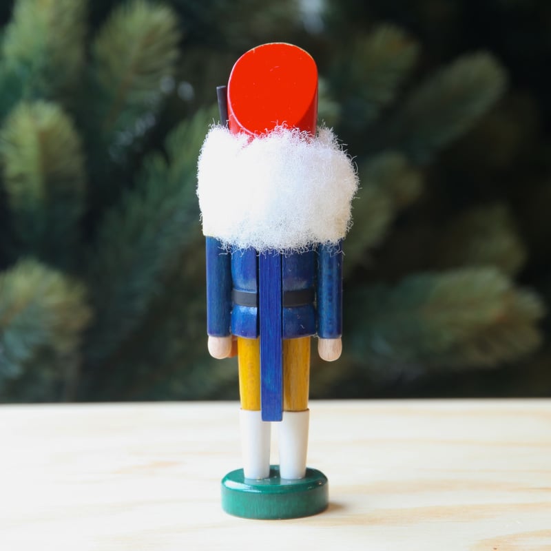 くるみ割り人形（BLUE×RED） 【2】 ミニくるみ割り人形「軍人 カラー」 | ミュージアムショップ ALIMALI