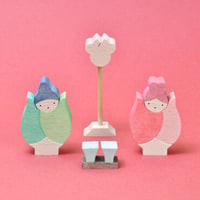 つぼみびな・ぼんぼり付き（小）　KH234