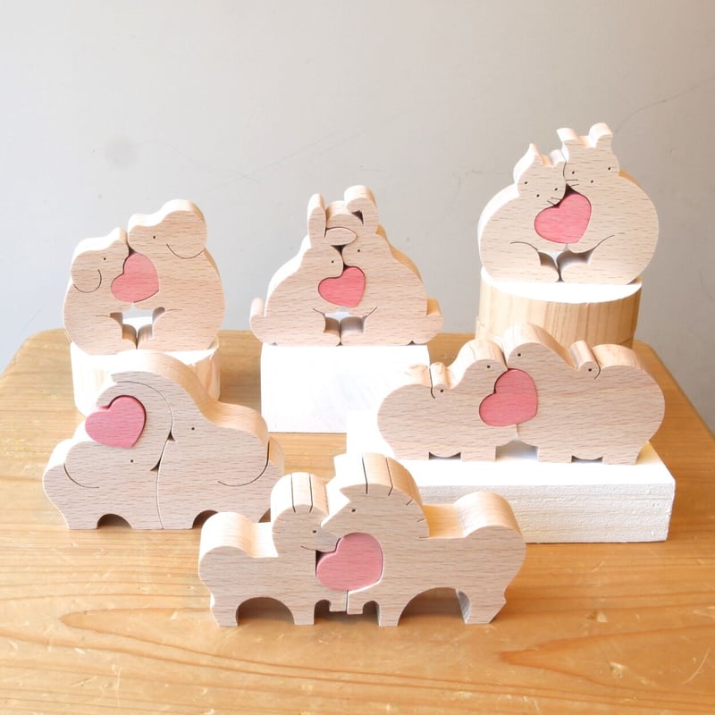 イヌのカップルとハート SC KA363 | ミュージアムショップ ALIMALI