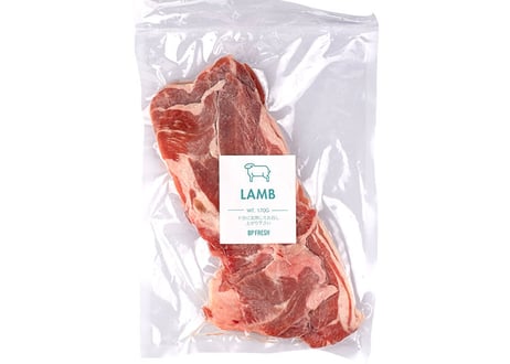 【冷凍配送】ラムショルダースライス（170g）(羊肉片)