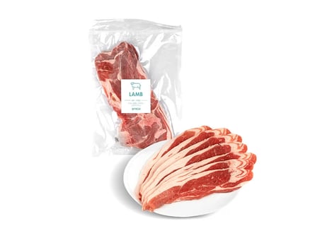 【冷凍配送】ラムショルダースライス（170g）(羊肉片)