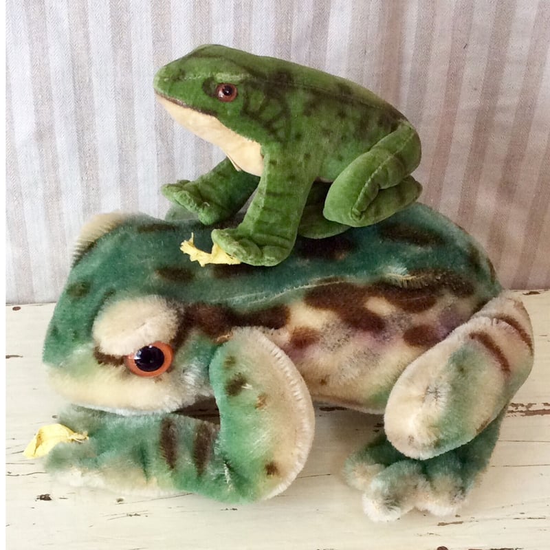 Steiff - シュタイフ★Frog Froggy 8cm★カエルのフロッギー/ベルベットの蛙 シュタイフ☆Frog Froggy 8cm☆カエルのフロッギー/ベルベットの