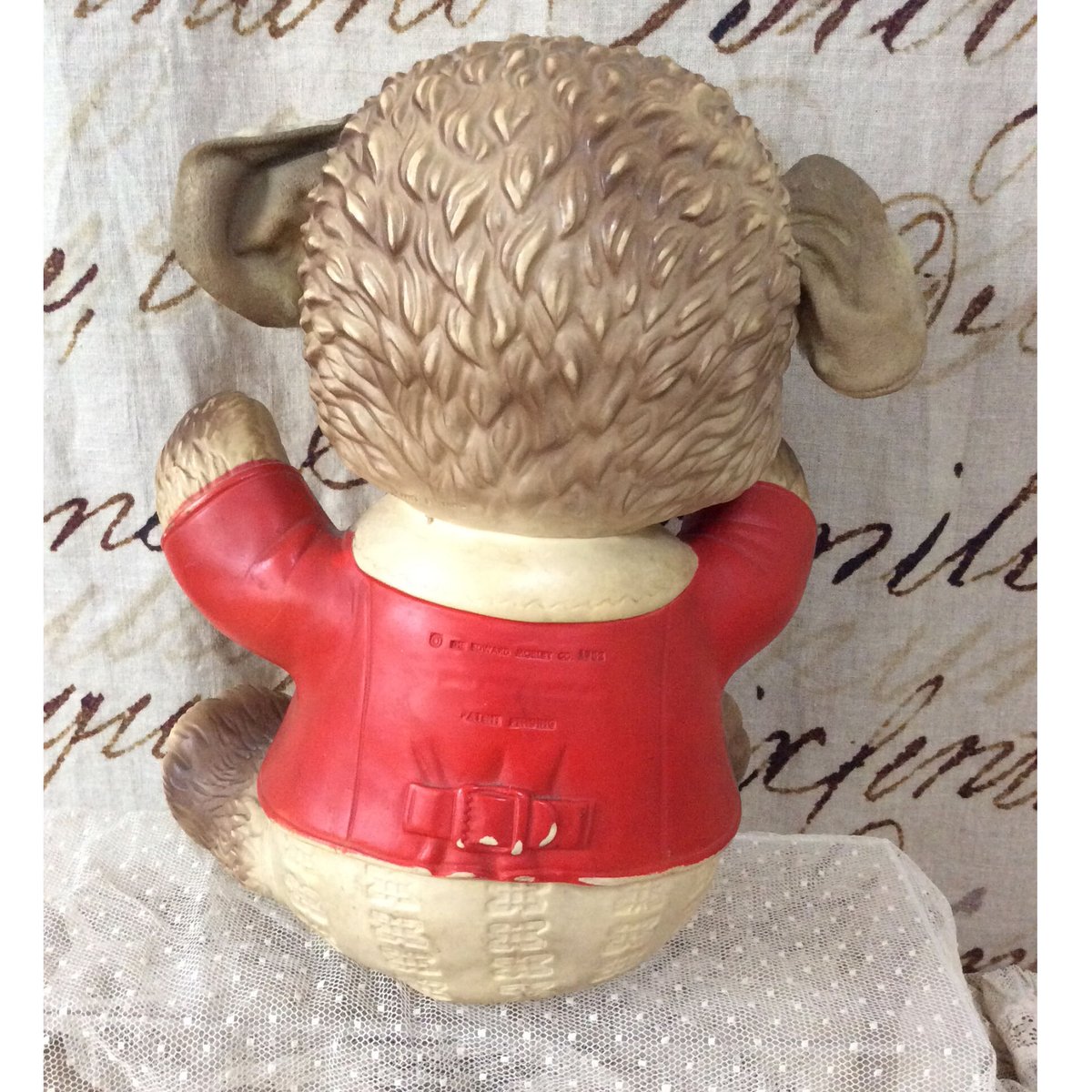エドワードモブレイ社 ラバードール クマ 62's / THE EDWARD MOBLEY / Bear / Rubber Squeak Doll