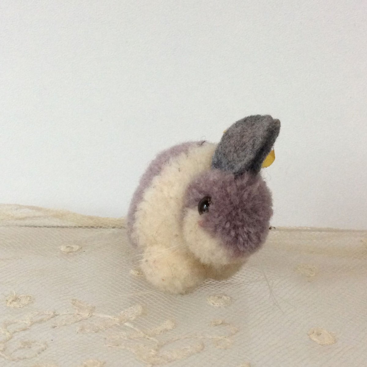 シュタイフ Steiff ポンポンうさぎ ヴィンテージ ぬいぐるみ 白