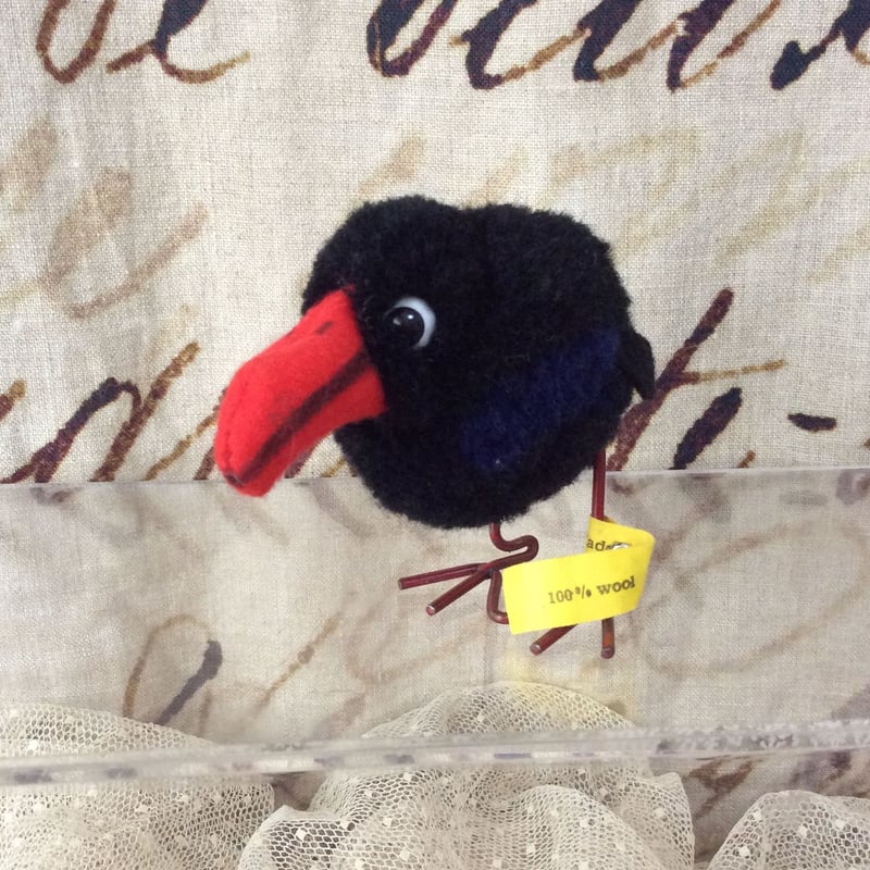 シュタイフ カラスのHucky ヴィンテージ Steiff ドイツ シュタイフ社