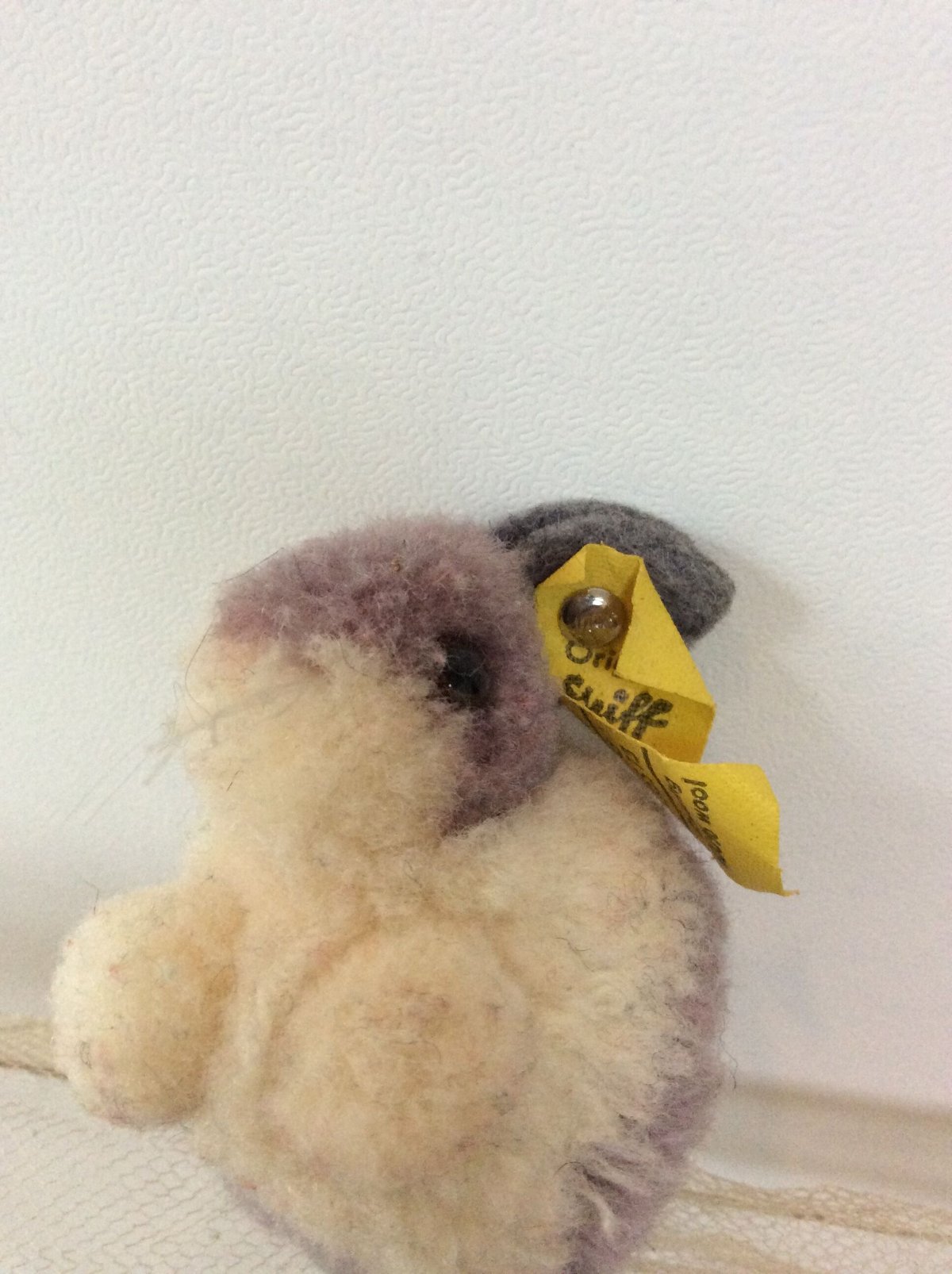 シュタイフ Steiff ポンポンうさぎ ヴィンテージ ぬいぐるみ 白×イエロー シュタイフ Steiff ポンポンうさぎ ヴィンテージ ぬいぐるみ 白