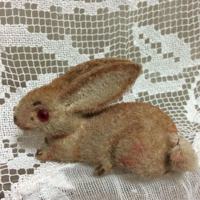 アンティーク 焦茶うさぎ　Kunstlerschutz社 ワグナー　西ドイツ アンティーク 焦茶うさぎ Kunstlerschutz社 ワグナー 西ドイツ