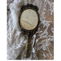 SALE! ガーゴイル？の付いている貴婦人の手鏡