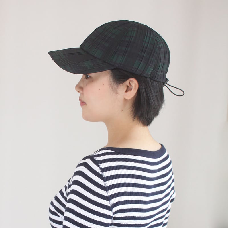 キャップ【チェック・グリーン】 | SUSAI Lab.