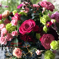 季節の花のおまかせ花束magnifique＠12000　母の日にも♪