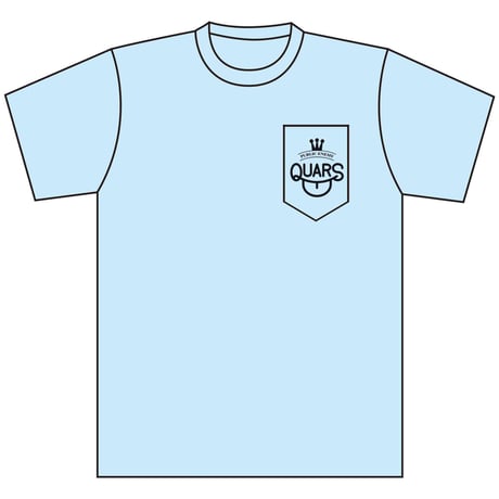 QUARS POCKET Tee LIGHT BLUE(COVID-19 LIMITED)