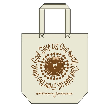 HAJIME ANZAI“God Save us One and all. God save us from the virus."Tote(LIMITED)