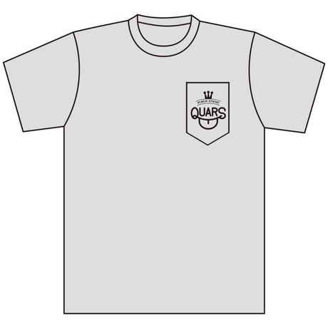 QUARS POCKET Tee ASH GREY(COVID-19 LIMITED)