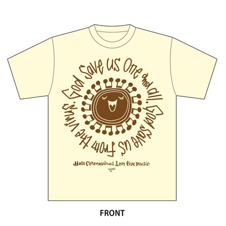 HAJIME ANZAI“God Save us One and all. God save us from the virus."Tee(LIMITED)