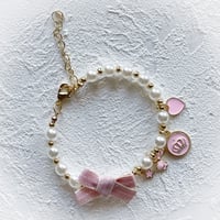 【予約商品 約4週間でお届け予定】パールチョーカーピンク