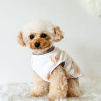【予約商品 約4週間でお届け予定】クマちゃんフリースベスト（アイボリー）