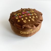Dog Diggin Designs Chewy Vuiton Happy Barkday ケーキ