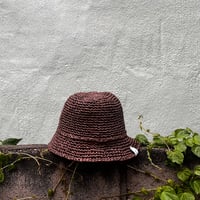 mini flare knit. (summer) brown.