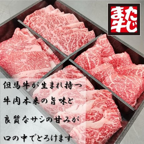 但馬牛　贅沢焼き肉セット　但馬牛肉 500g（2～3人前）　※送料無料（北海道・沖縄・離島を除く）