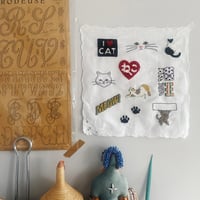 猫まみれの刺繍キット