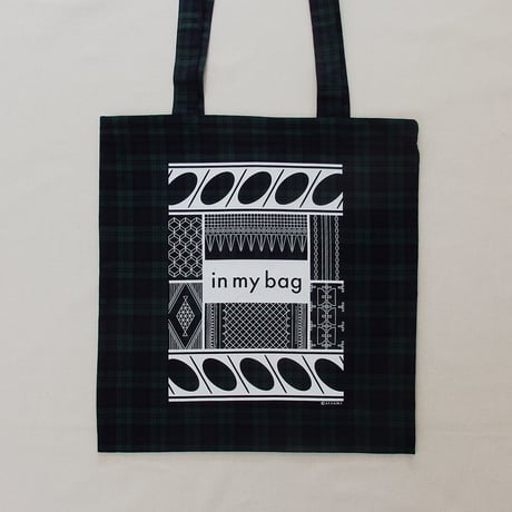ぬりえをするように刺繍する in my bag