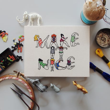 刺繡の贈り物