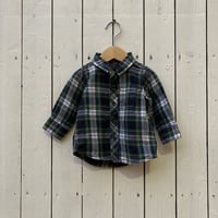 kids L/S flannel shirt(6-9M/60cm~70cm)