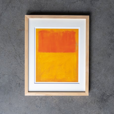 マーク・ロスコ「Orange and Tan,1954」アートフレーム