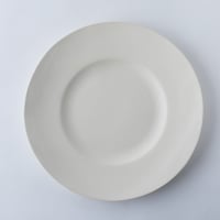 ROUND PLATE・L　MATTE WHITE