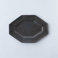 OCTAGON PLATE・S　IRON BLACK