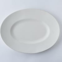 OVAL PLATE・L　 MATTE WHITE