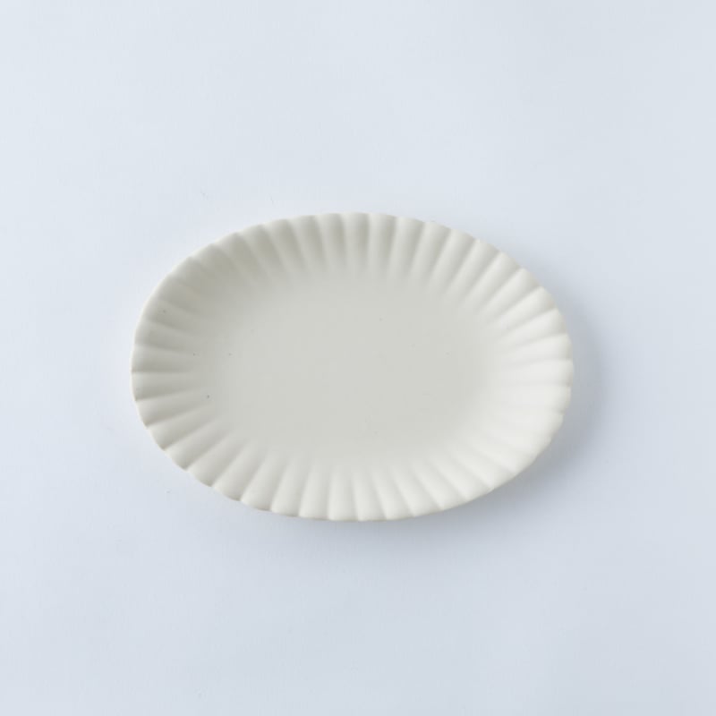 RINKA フリル オーバル プレート S | TOKONAME STORE