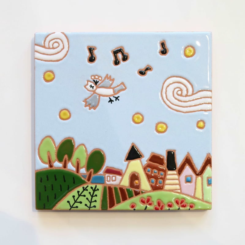 スペインタイル】絵タイル10×10cm E-20 | みなとまちセラミカ工房