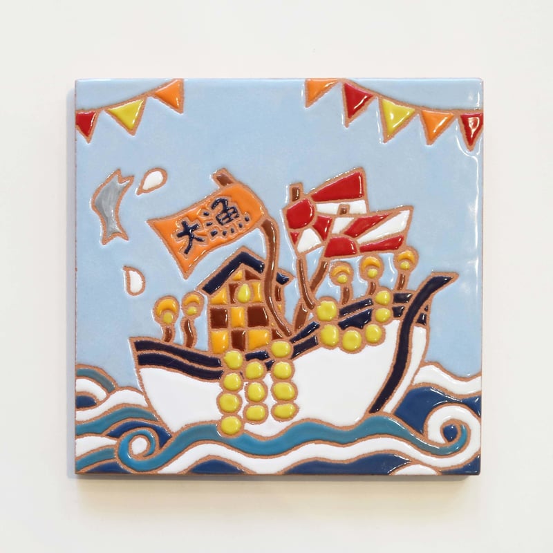 スペインタイル】絵タイル10×10cm E-4 | みなとまちセラミカ工房