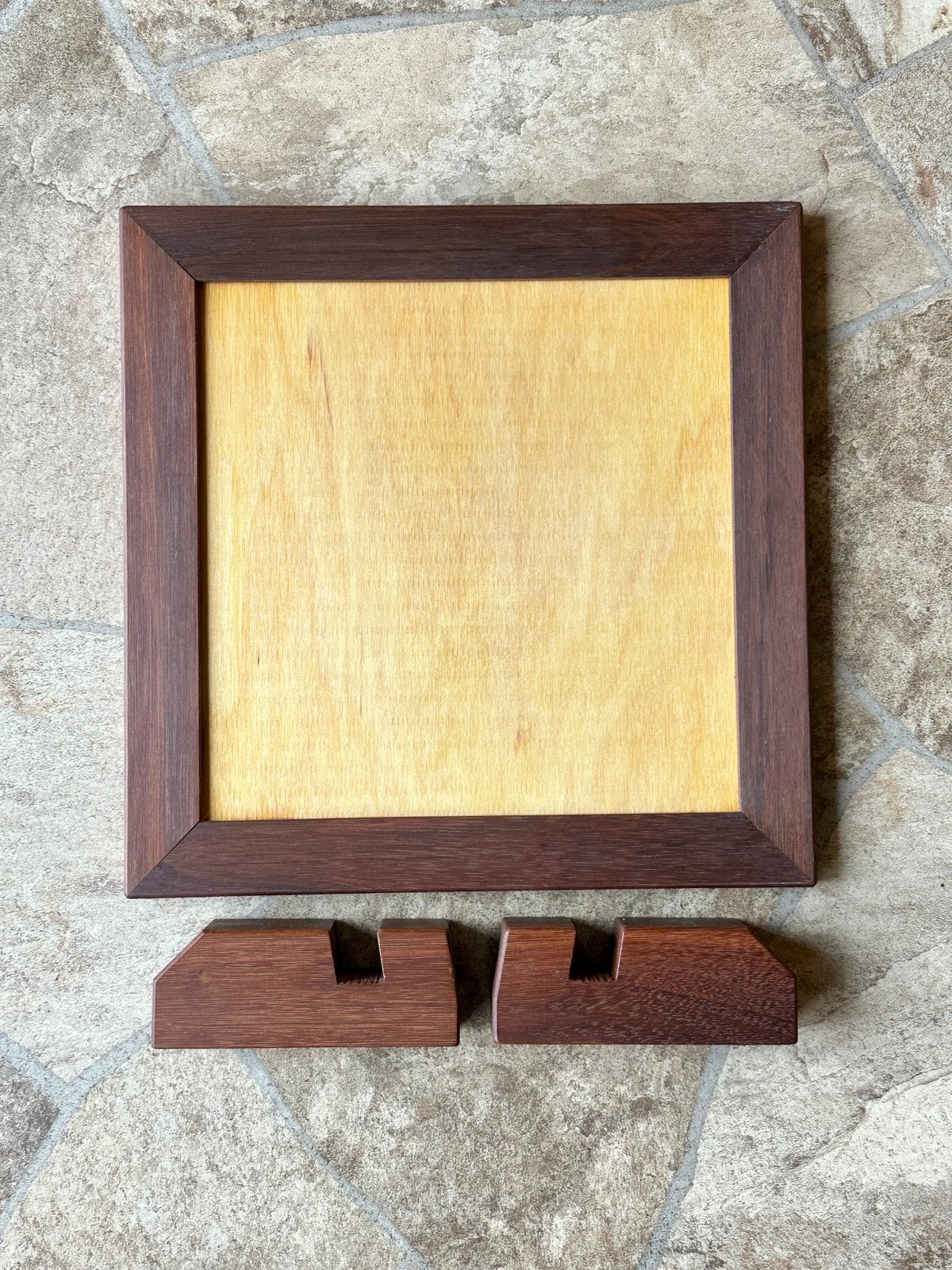 スペインタイル】季節の絵タイル「兜」タイルサイズ20cm+ウリン