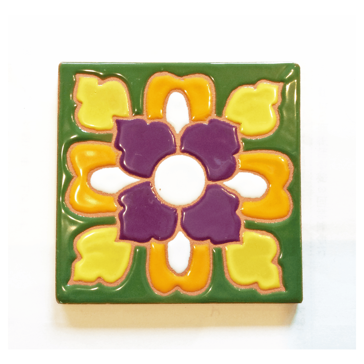 スペインタイル】タイルコースター 7.5×7.5cm C-22 | みなとまち