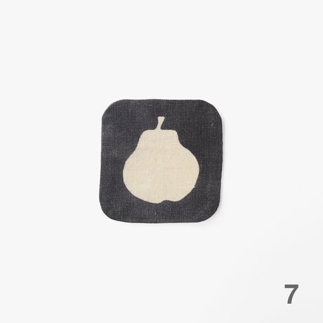 泥染リネンコースター [No.1〜No.11] 　Linen Coasters