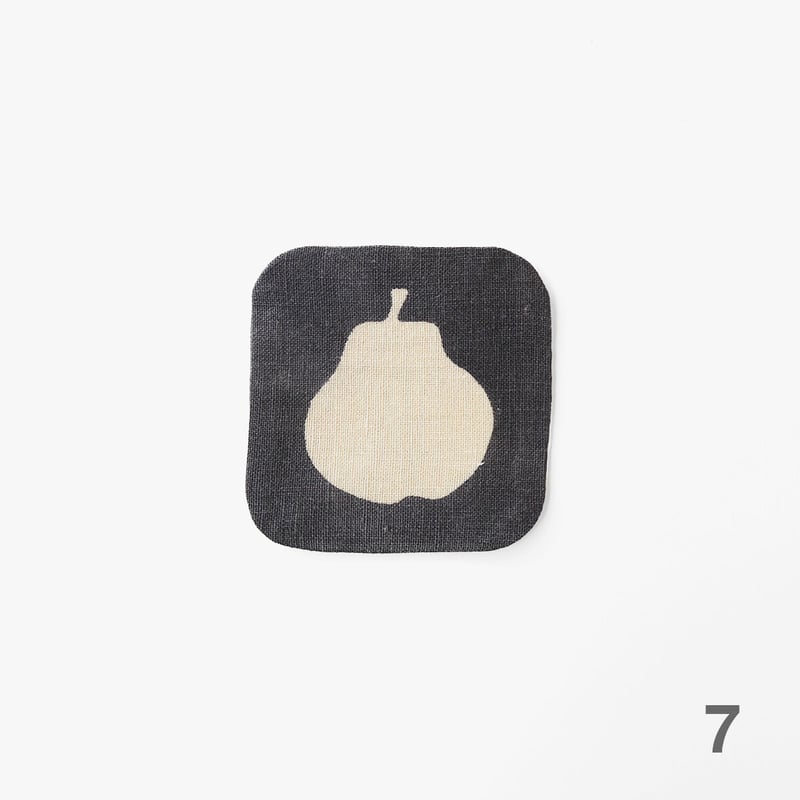 泥染リネンコースター [No.1〜No.11] Linen Coasters | Tomot