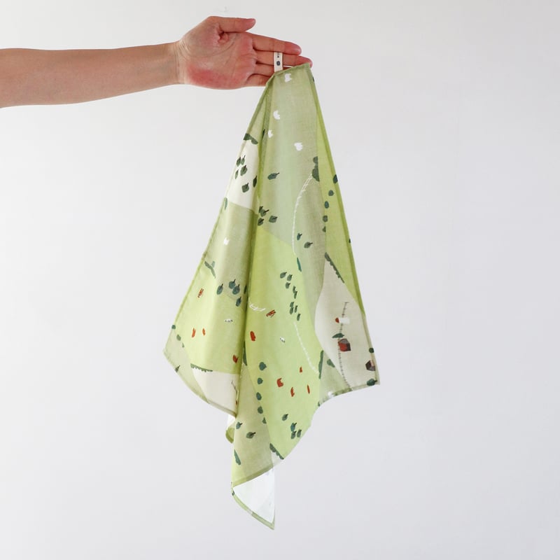 ダブルガーゼのハンカチ Farm | Tomotake Online Store
