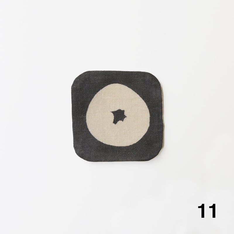 コースター 100枚 取置き コースター 100枚 取置き 泥染リネン