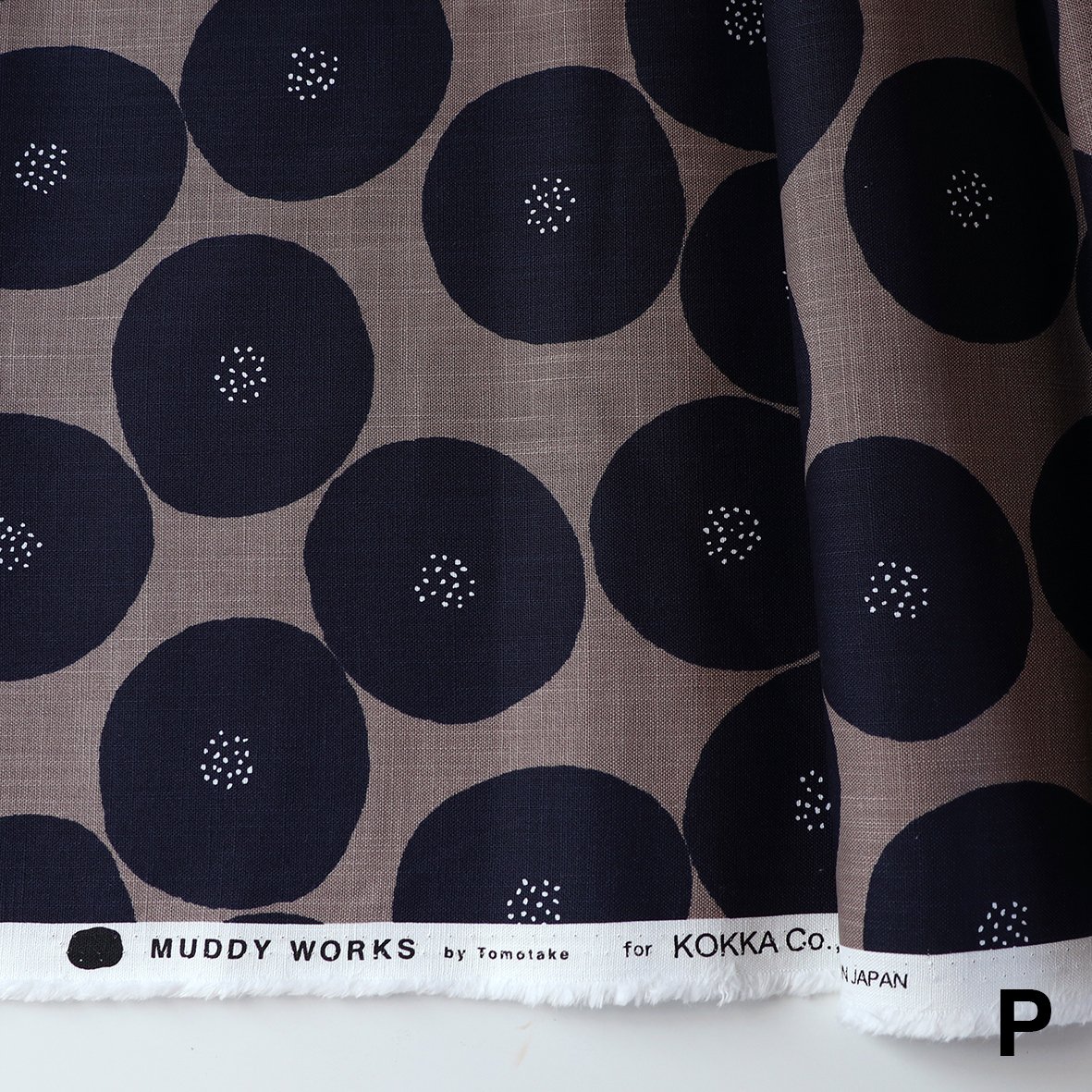 MUDDY WORKS プリント生地 [あんパン] モーリークロス 50cm [J〜COC色