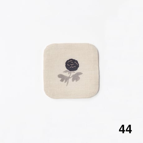 泥染リネンコースター [No.43〜No.47]  Linen Casters