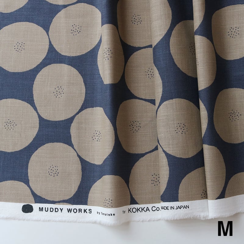 MUDDY WORKS プリント生地 [あんパン] モーリークロス 50cm [J〜COC色