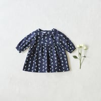 MUDDY WORKSプリント生地　[ミニローズ]　オーガニックオックス　50cm
