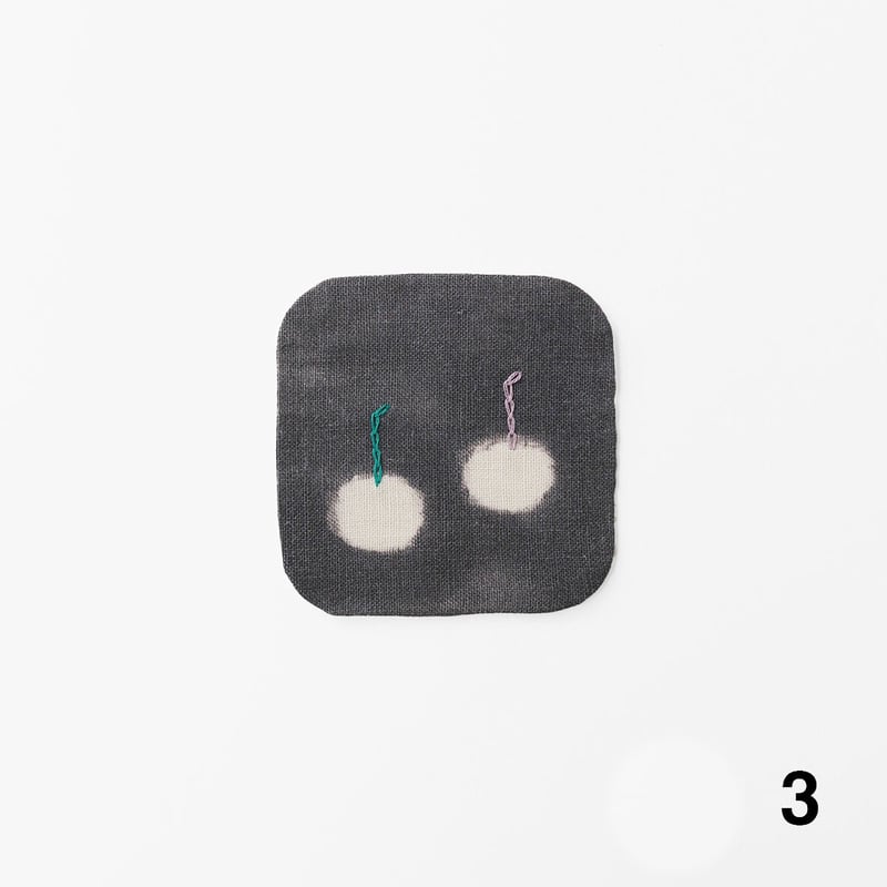 泥染リネンコースター [No.1〜No.11] Linen Coasters | Tomot