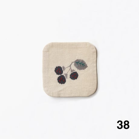 泥染リネンコースター [No.34〜No.42]　Linen Coaster
