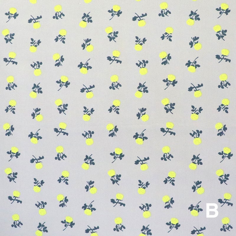 MUDDY WORKSプリント生地 [ミニローズ] オーガニックオックス 50cm