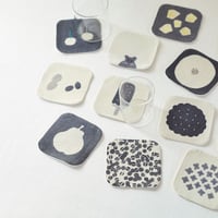 泥染リネンコースター [No.12〜No.22]　Linen Coasters