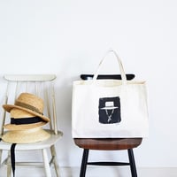Tote Bag　STRAW HAT　M/L　＊ステッカー付き