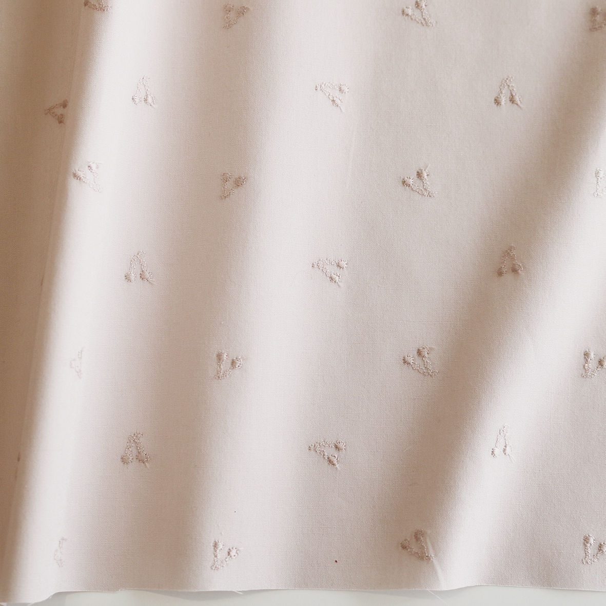 CHECK&STRIPE 刺繍の布 「ミニチェリー」50cm | Tomotake Onli...